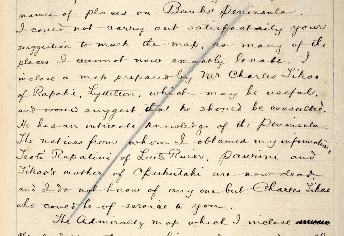 <p>Cover letter Henry Walter Dawson to Johannes Andersen, 15 June 1908.&nbsp;Auckland War Memorial Museum, MS7&nbsp;</p>